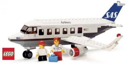 LEGO sættet Passenger Plane - SAS Version