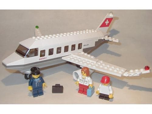 LEGO sættet Passenger Plane - SWISS Version