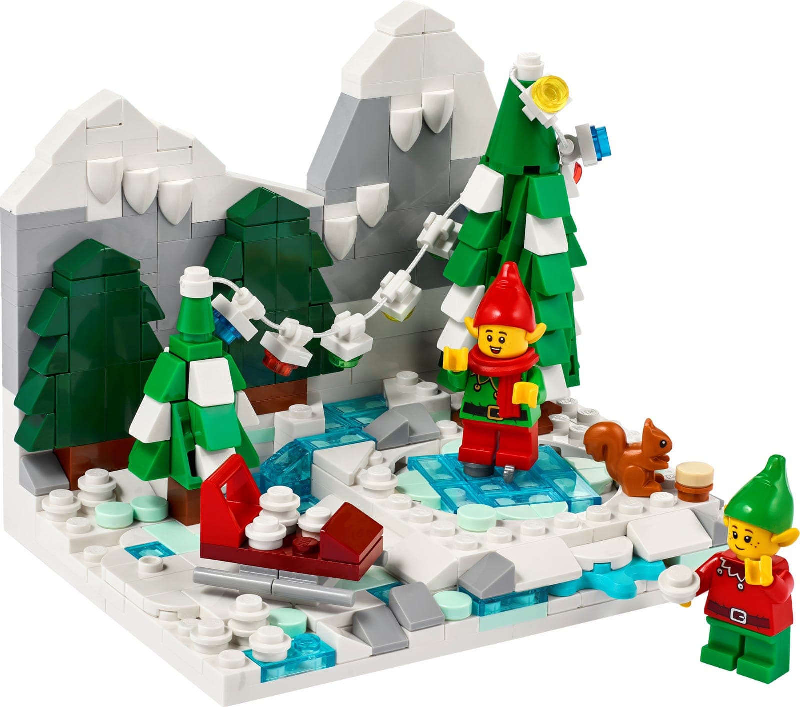 LEGO sættet Winter Elves Scene