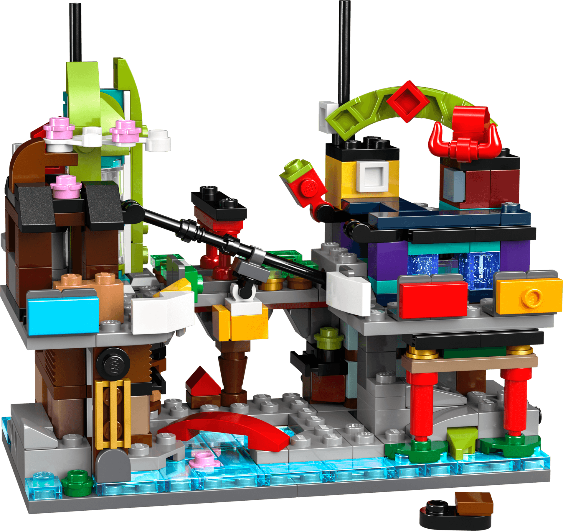LEGO sættet Micro NINJAGO City Markets