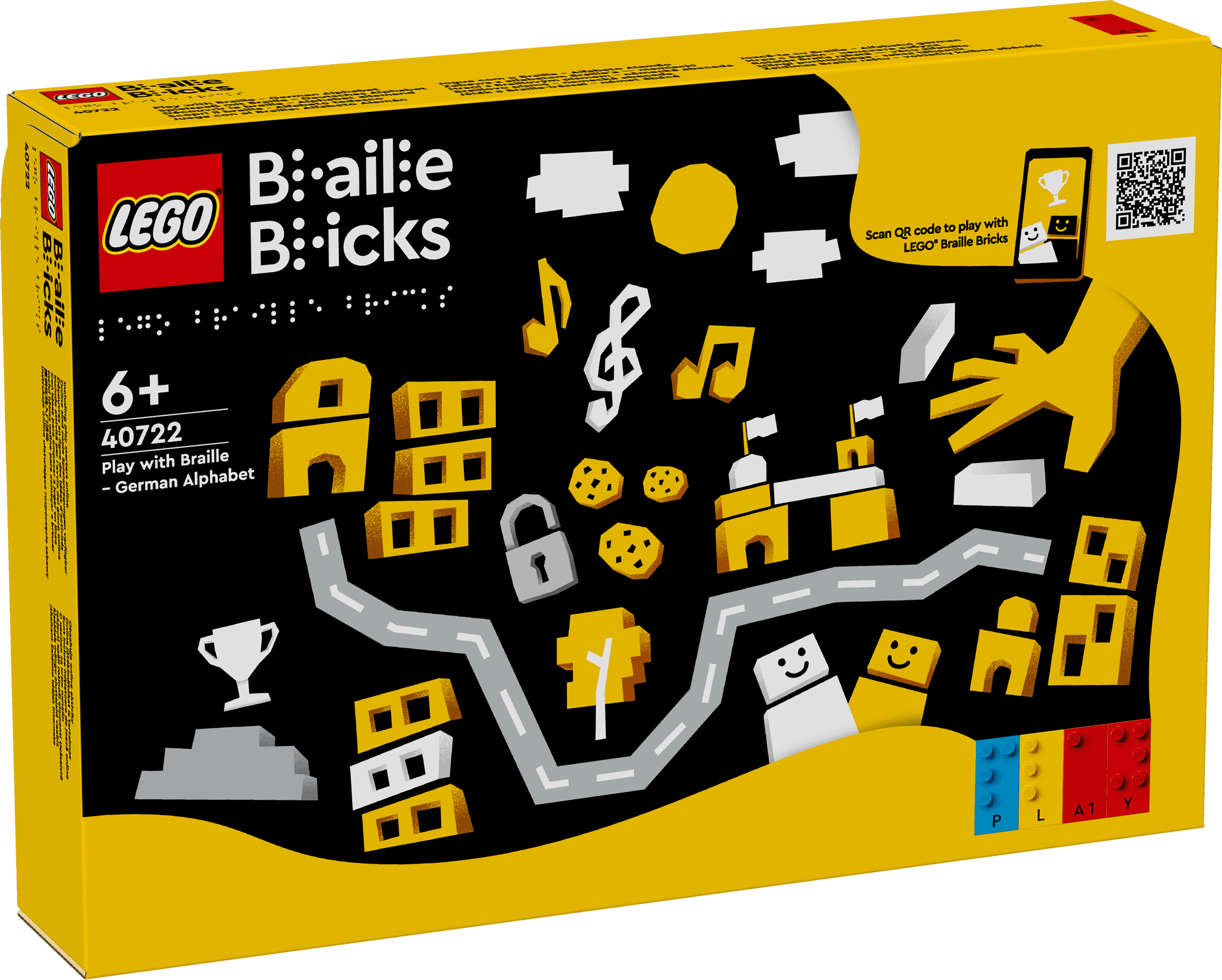 LEGO sættet Play with Braille - German Alphabet