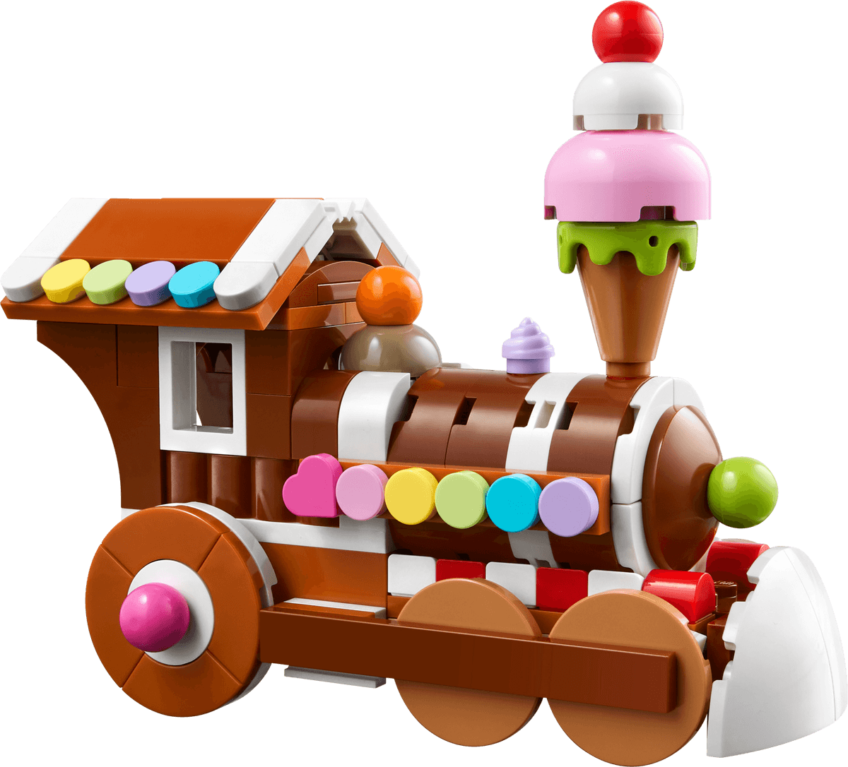 LEGO sættet Celebration Series: Gingerbread Train Ornament