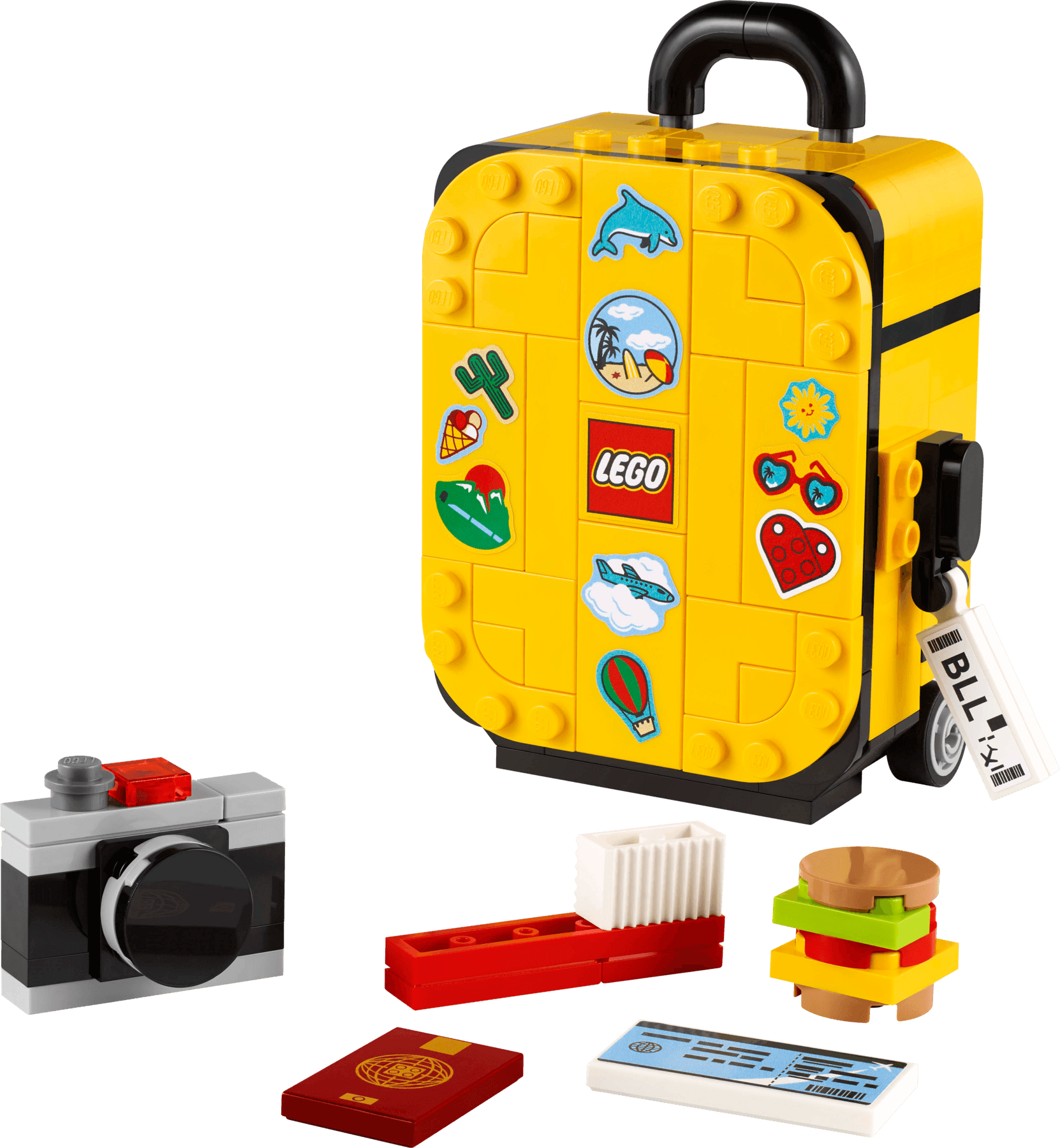 LEGO sættet Yellow Travel Suitcase