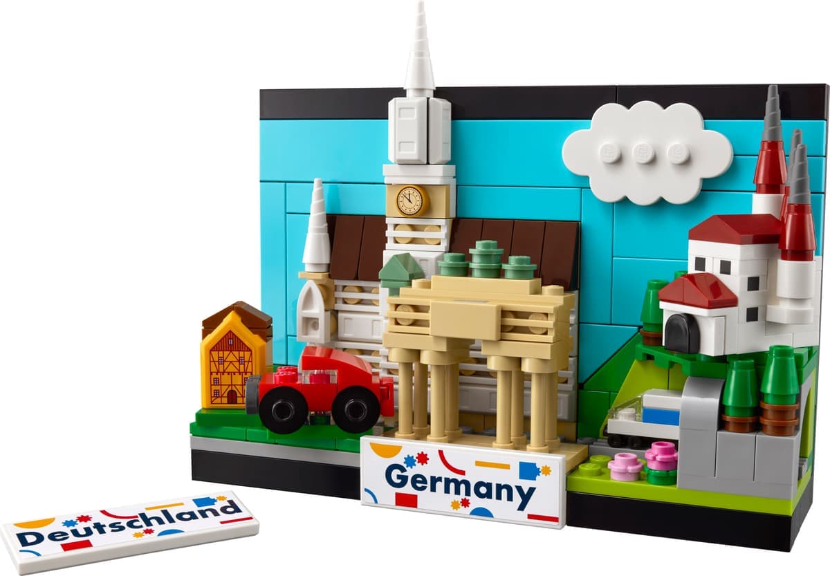 LEGO sættet Germany Postcard
