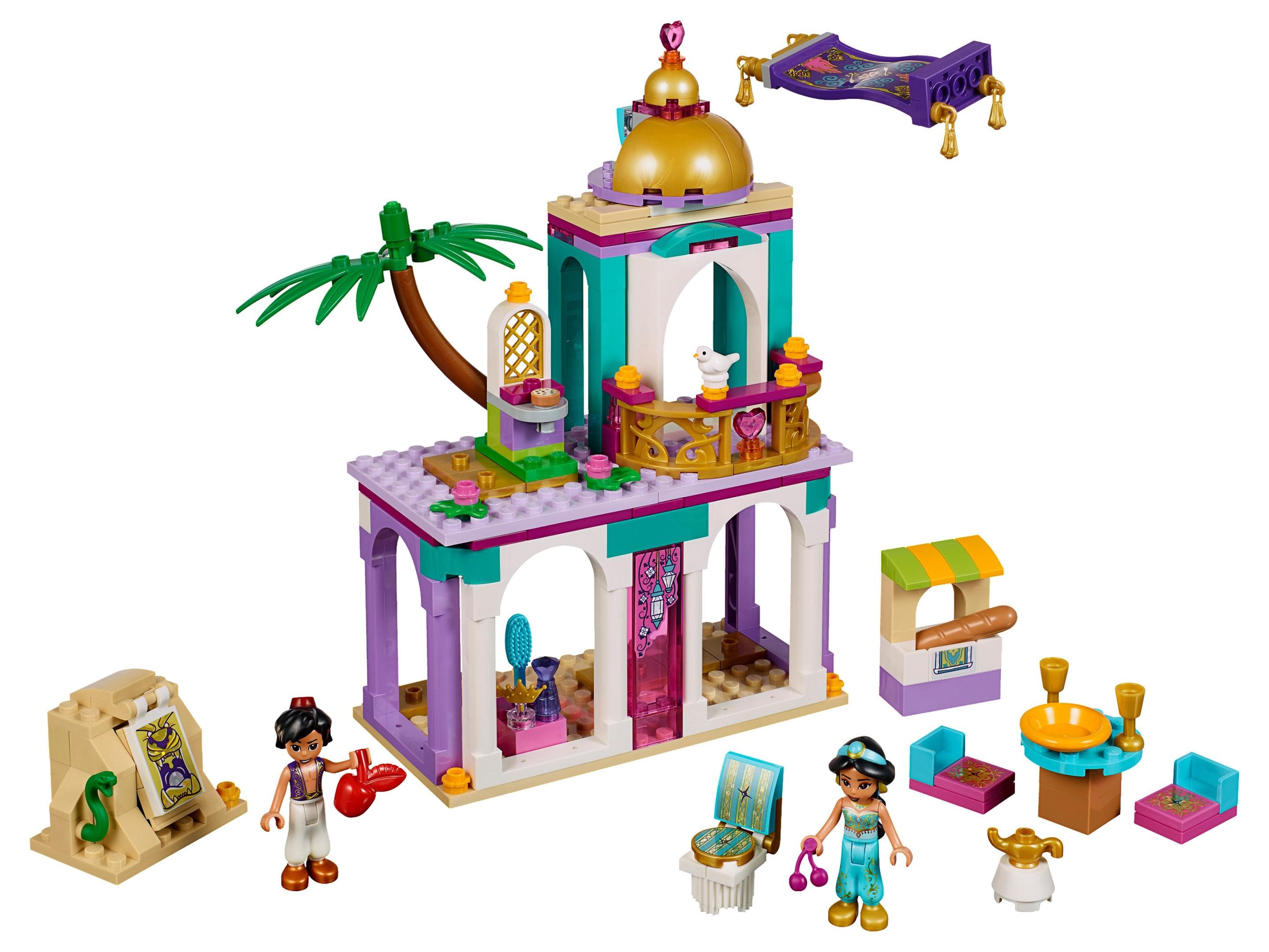 LEGO sættet Aladdin and Jasmine's Palace Adventures