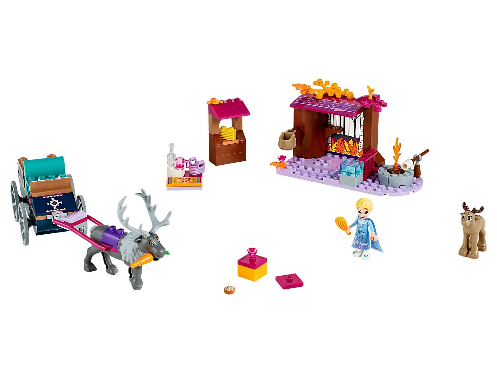 LEGO sættet Elsa's Wagon Adventure