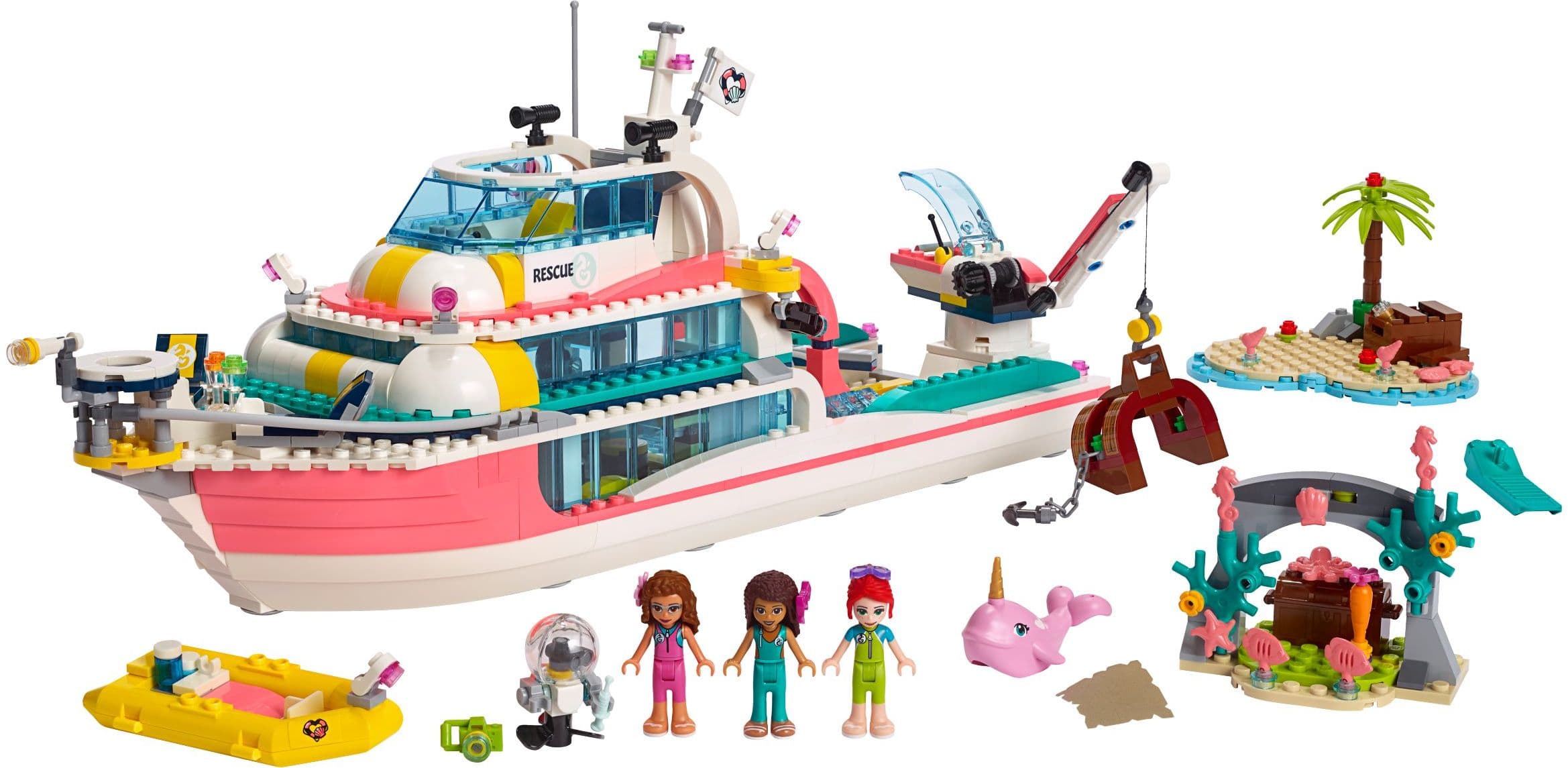 LEGO sættet Rescue Mission Boat