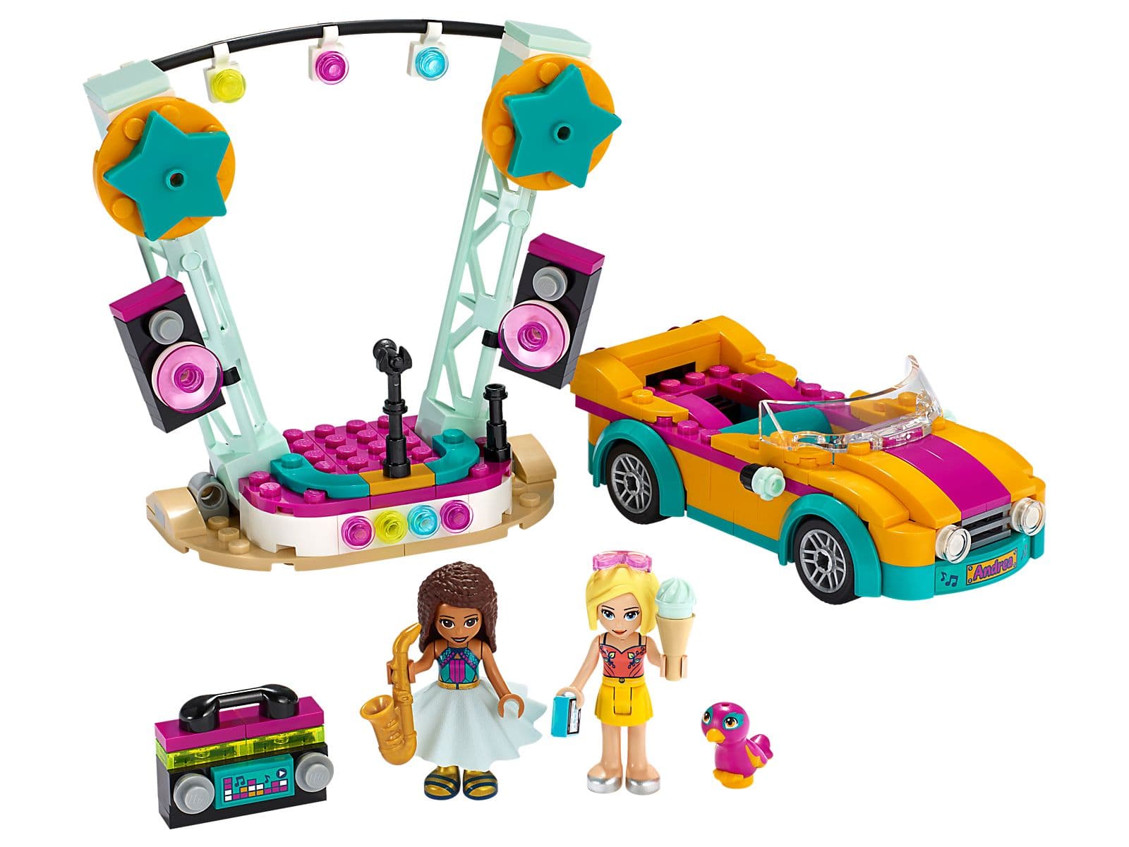 LEGO sættet Andrea's Car & Stage