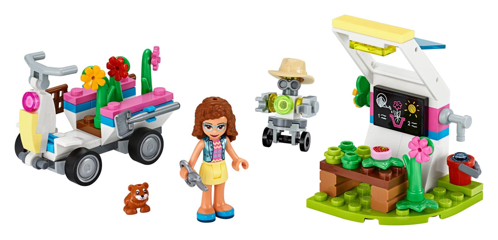 LEGO sættet Olivia's Flower Garden