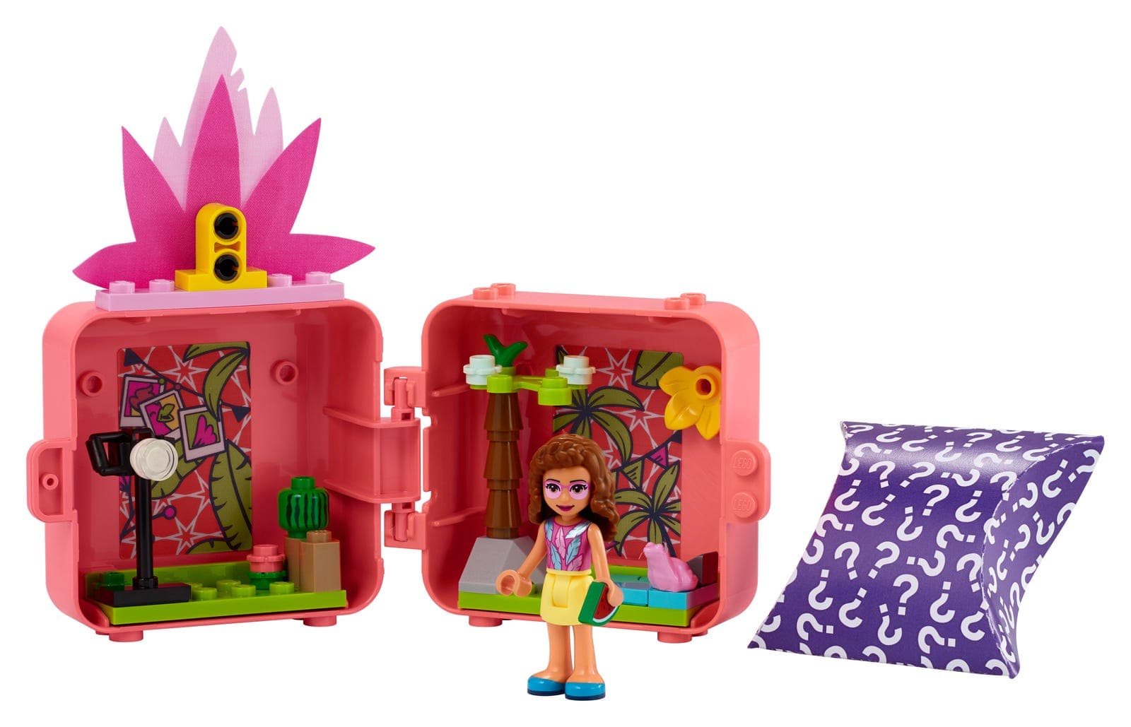 LEGO sættet Olivia's Flamingo Cube
