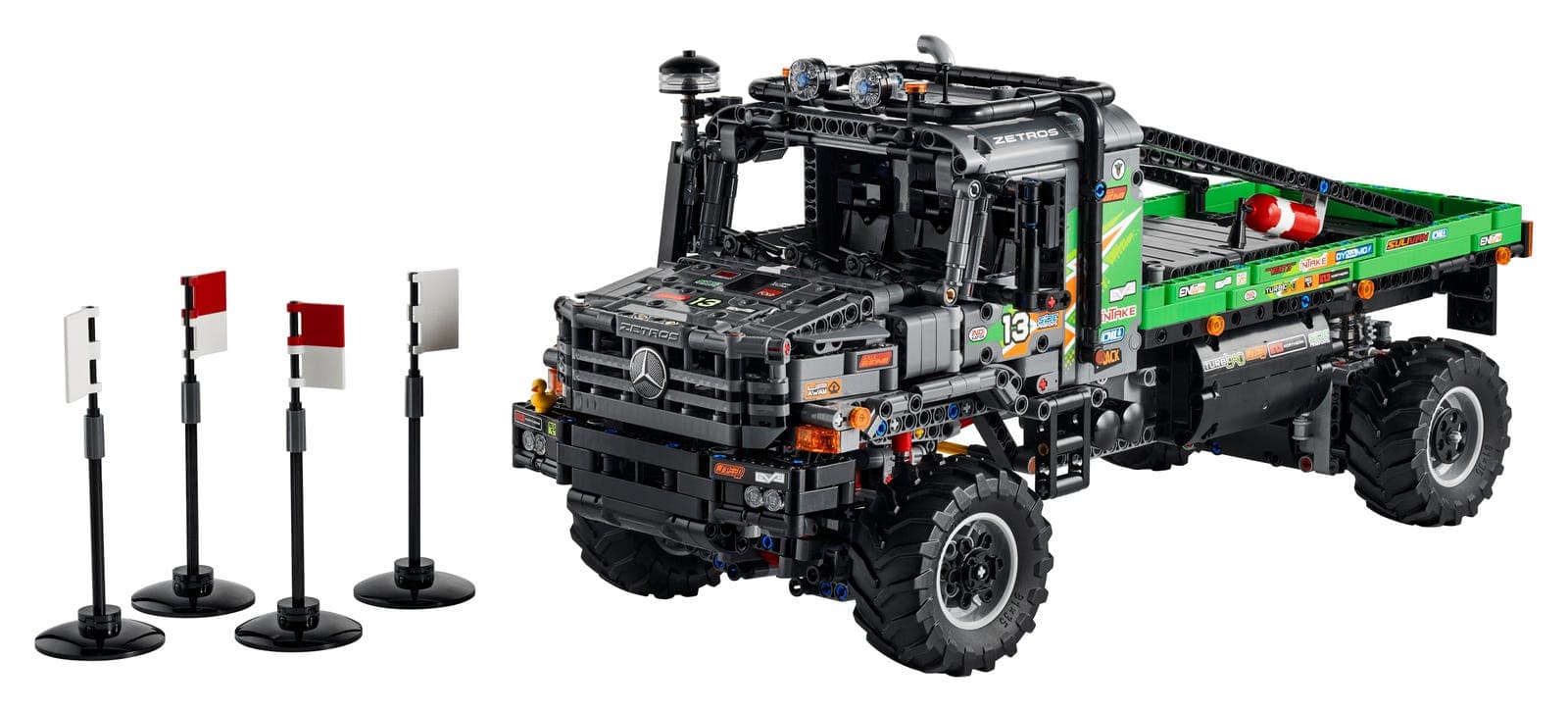 LEGO sættet 4x4 Mercedes-Benz Zetros Trial Truck