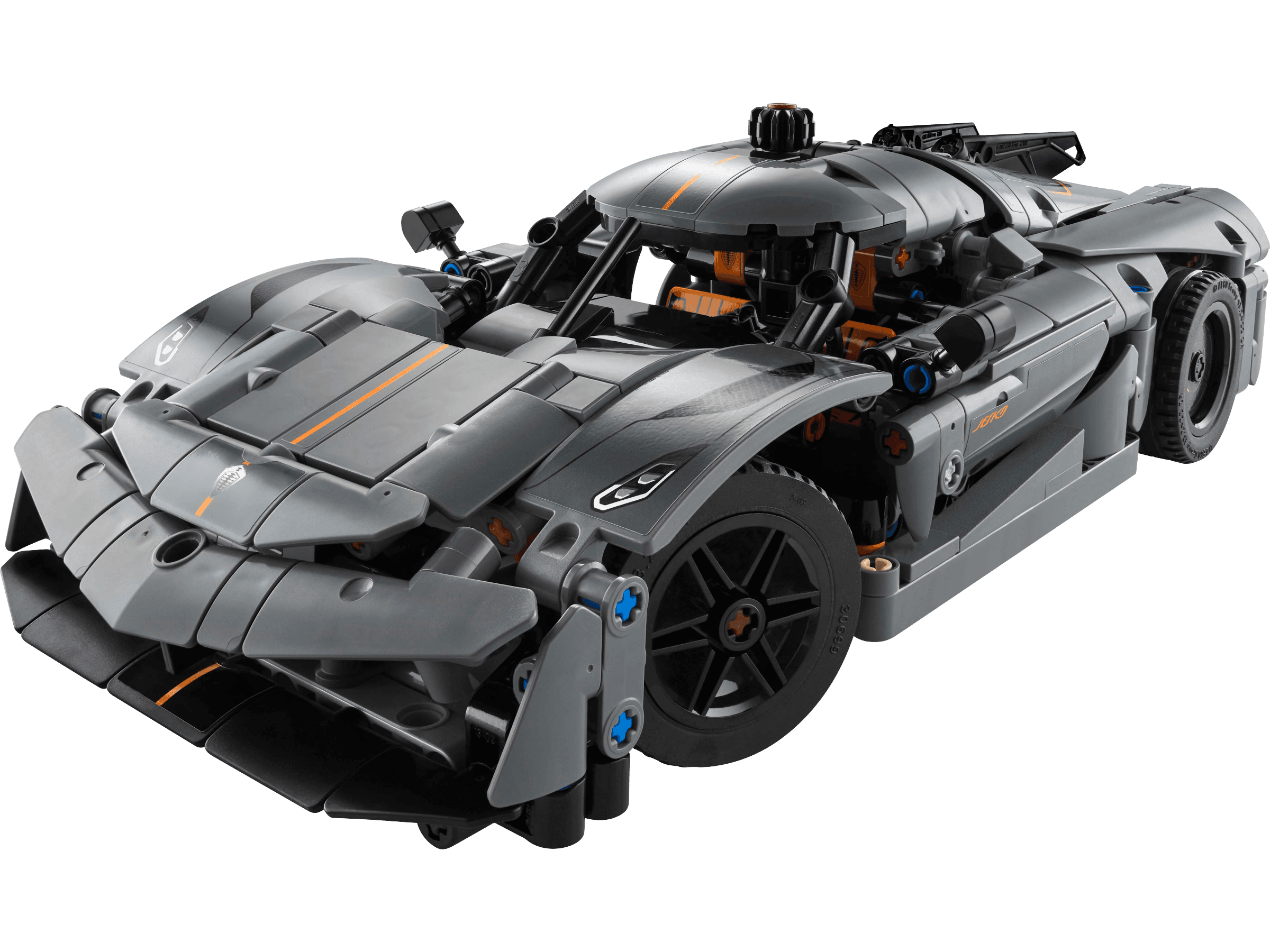 LEGO sættet Koenigsegg Jesko Absolut Grey Hypercar