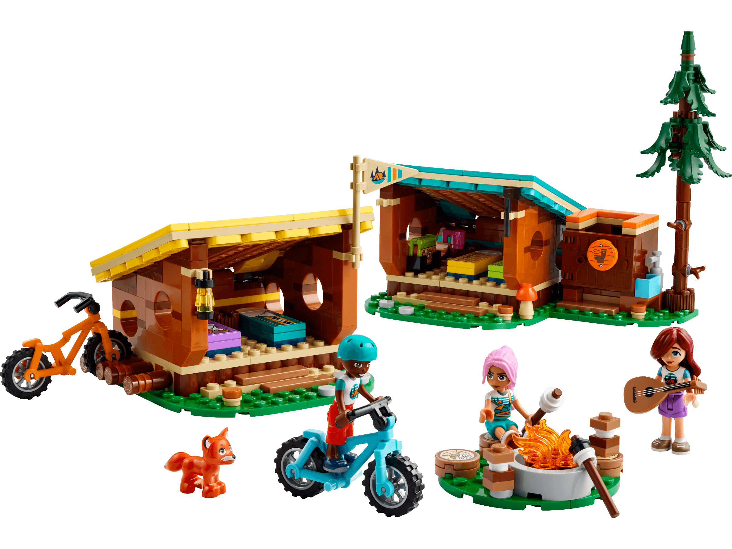 LEGO sættet Adventure Camp Cozy Cabins