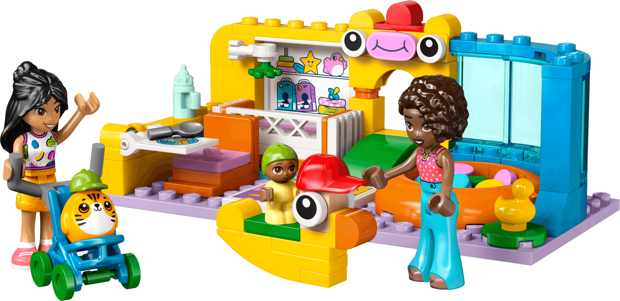 LEGO sættet Aliya's Baby Sister's Playroom