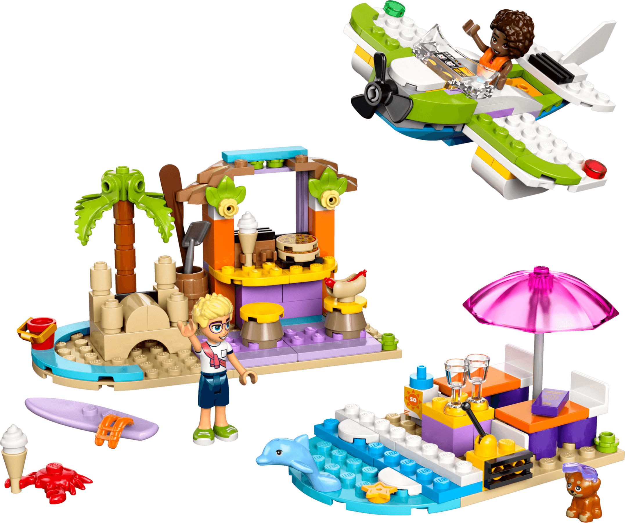 LEGO sættet Creative Beach and Travel Suitcase