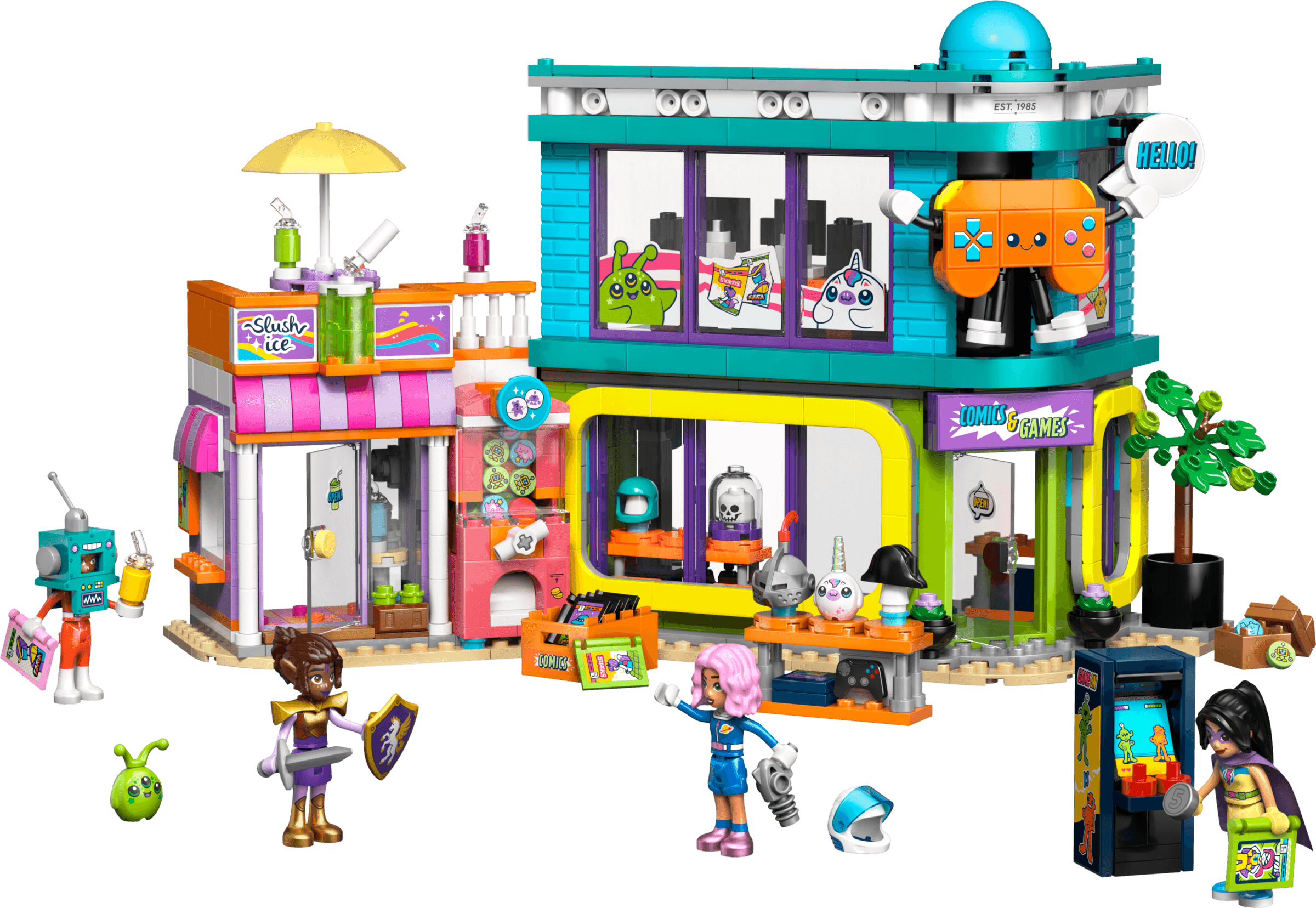 LEGO sættet Comic Book and Game Store
