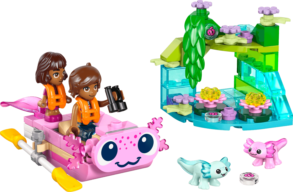 LEGO sættet Axolotl Adventure Boat