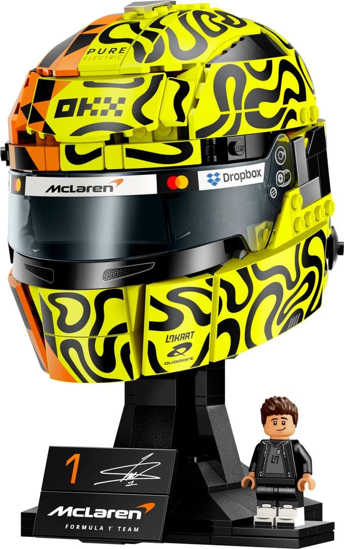 LEGO sættet McLaren Mastercard F1 Team Lando Norris Helmet