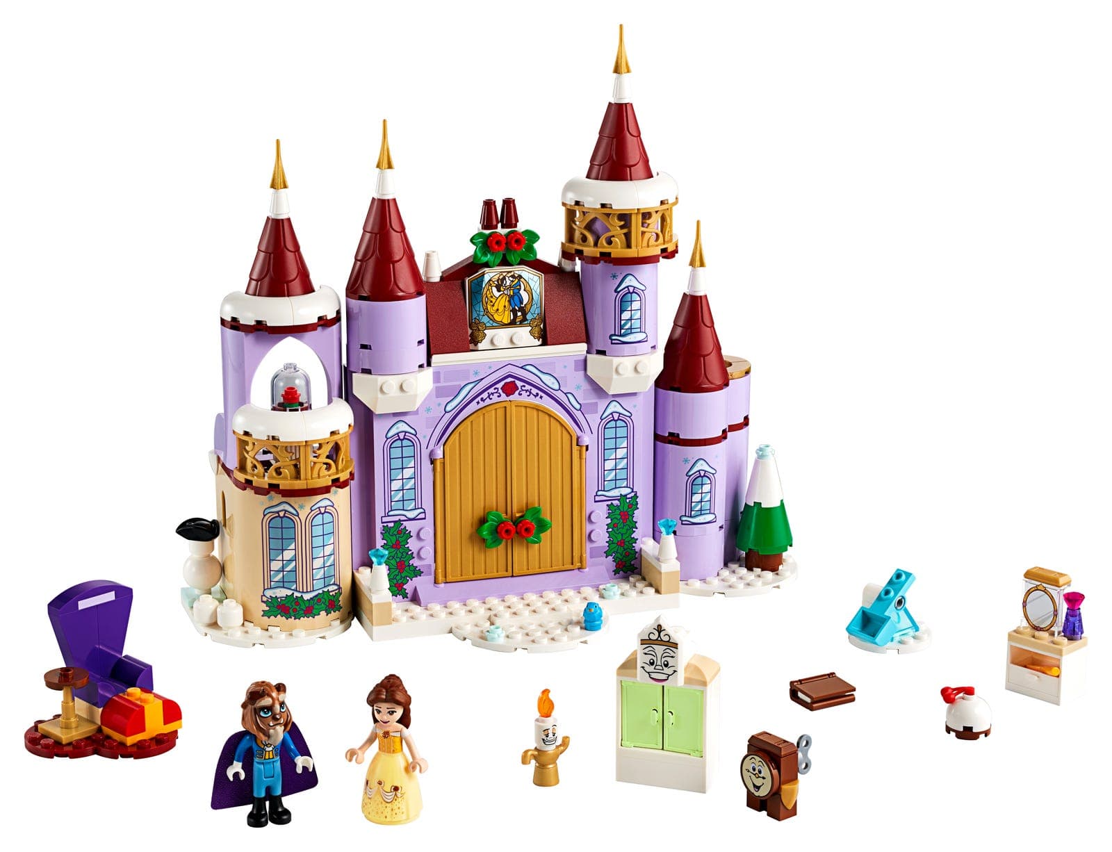 LEGO sættet Belle's Castle Winter Celebration