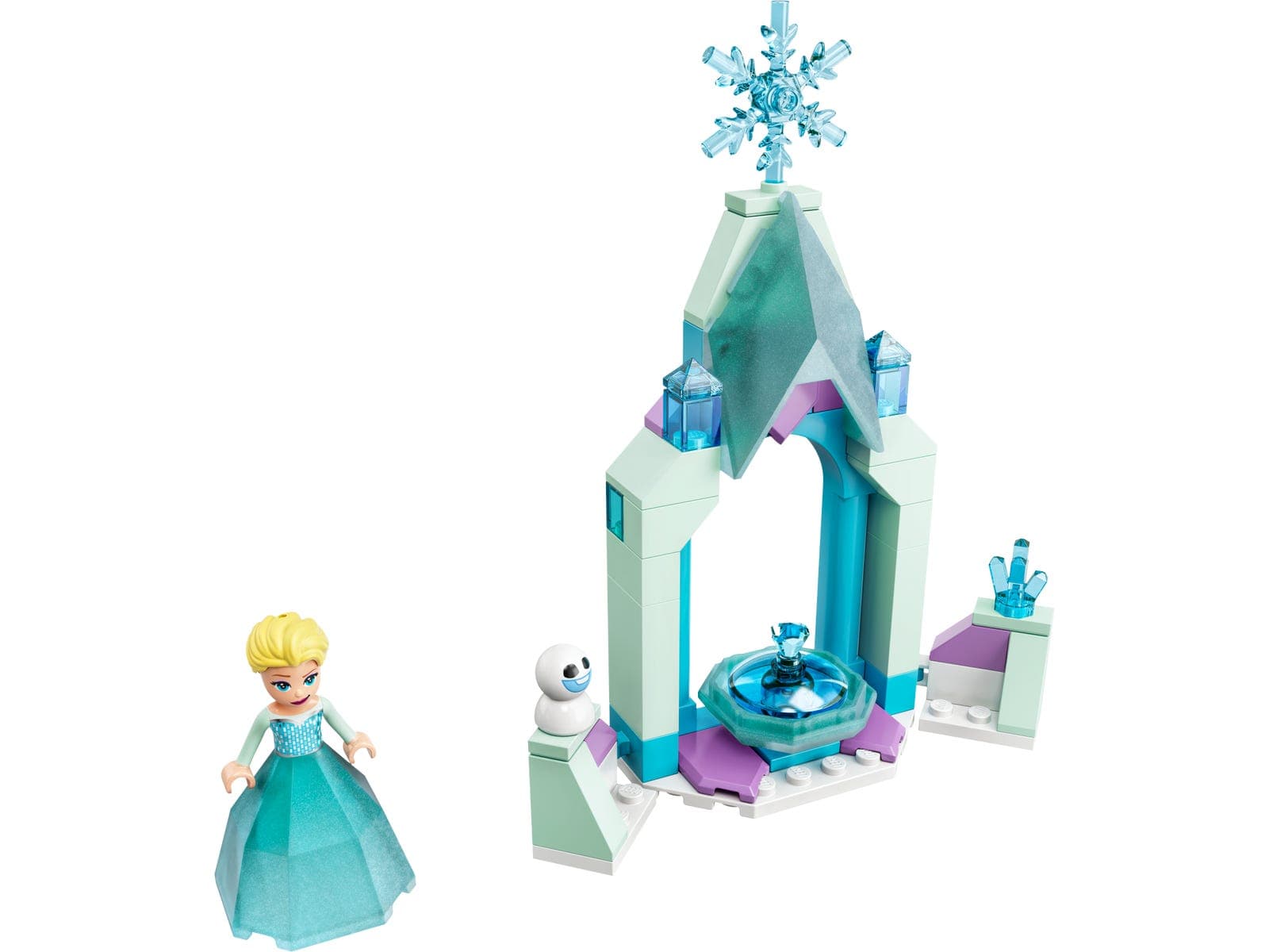 LEGO sættet Elsa's Castle Courtyard