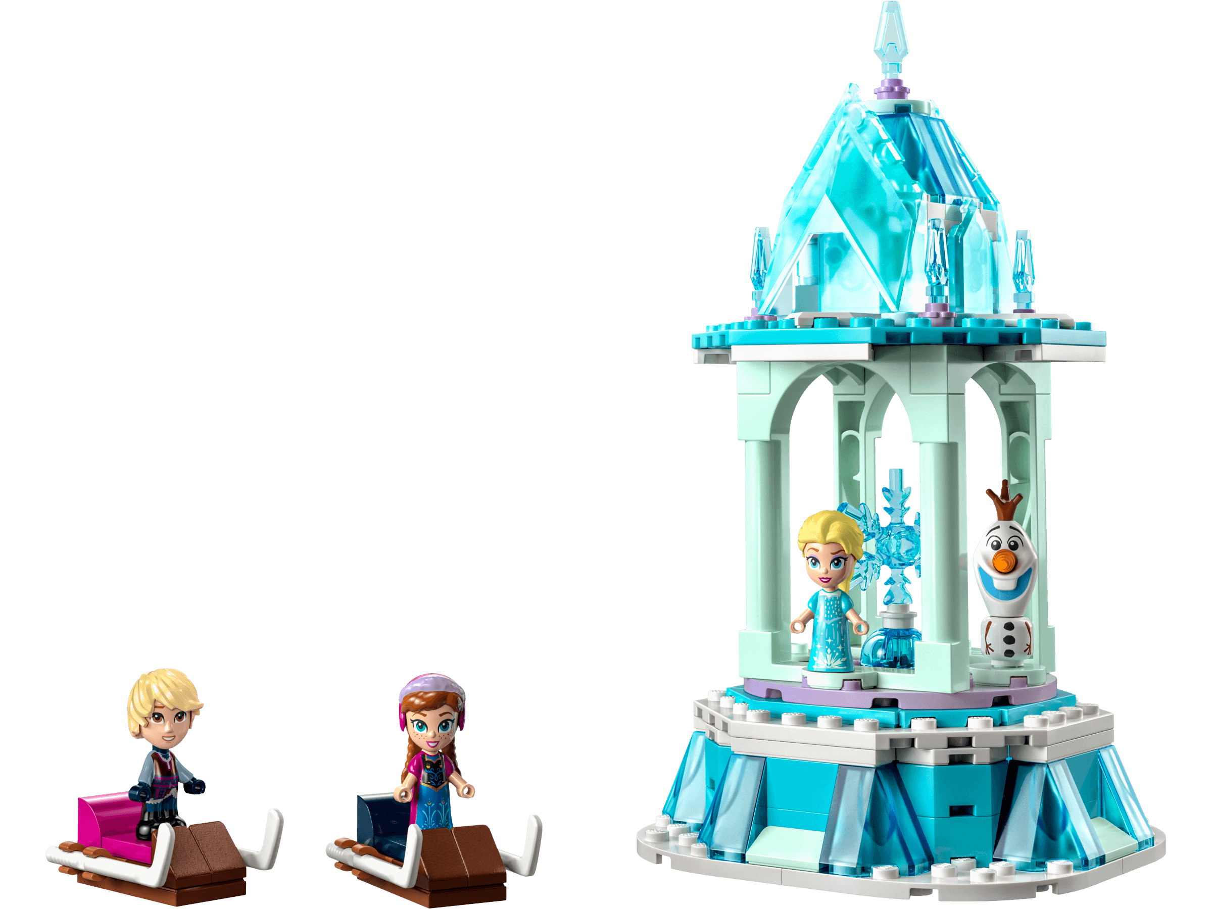 LEGO sættet Anna and Elsa's Magical Carousel