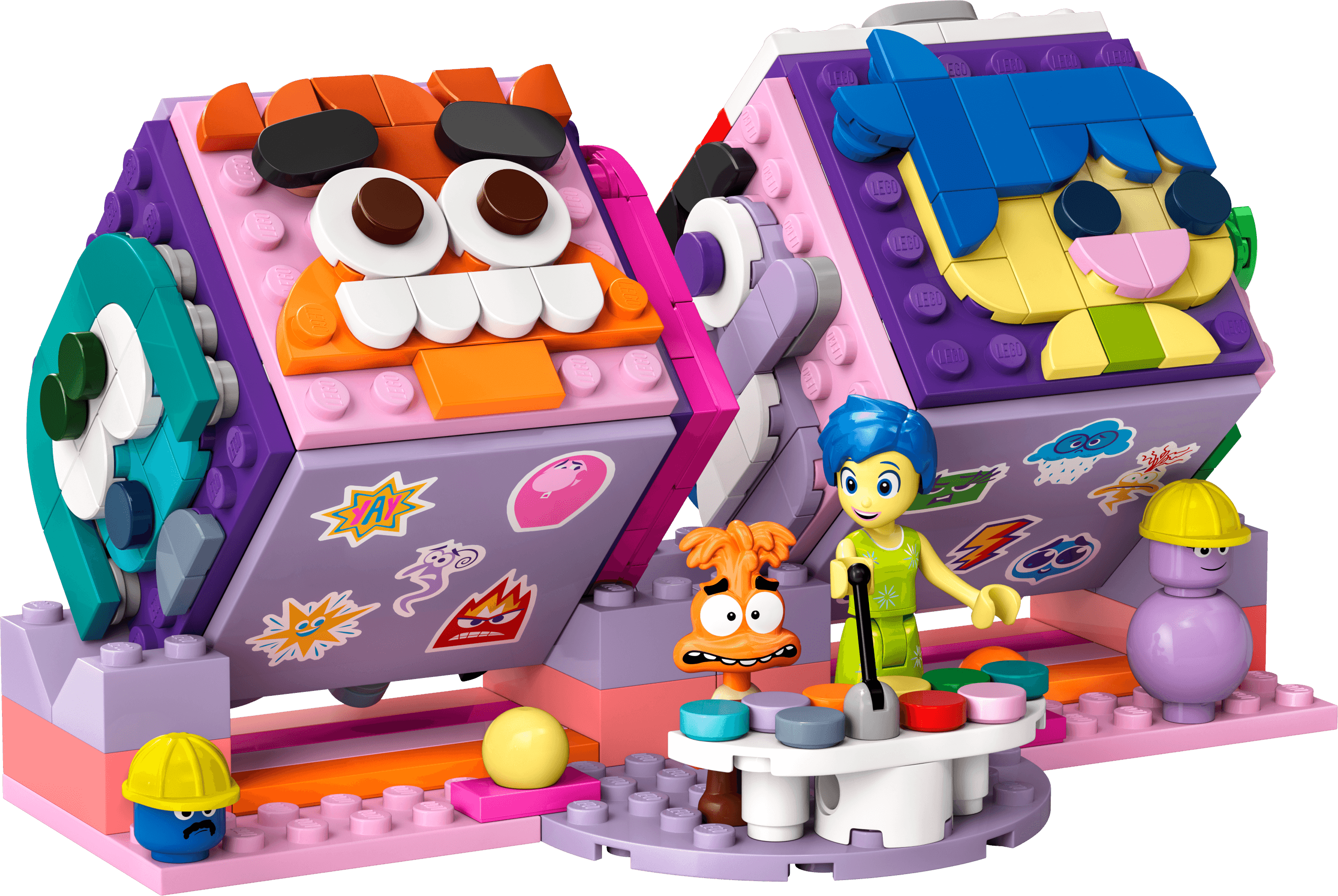 LEGO sættet Inside Out 2 Mood Cubes