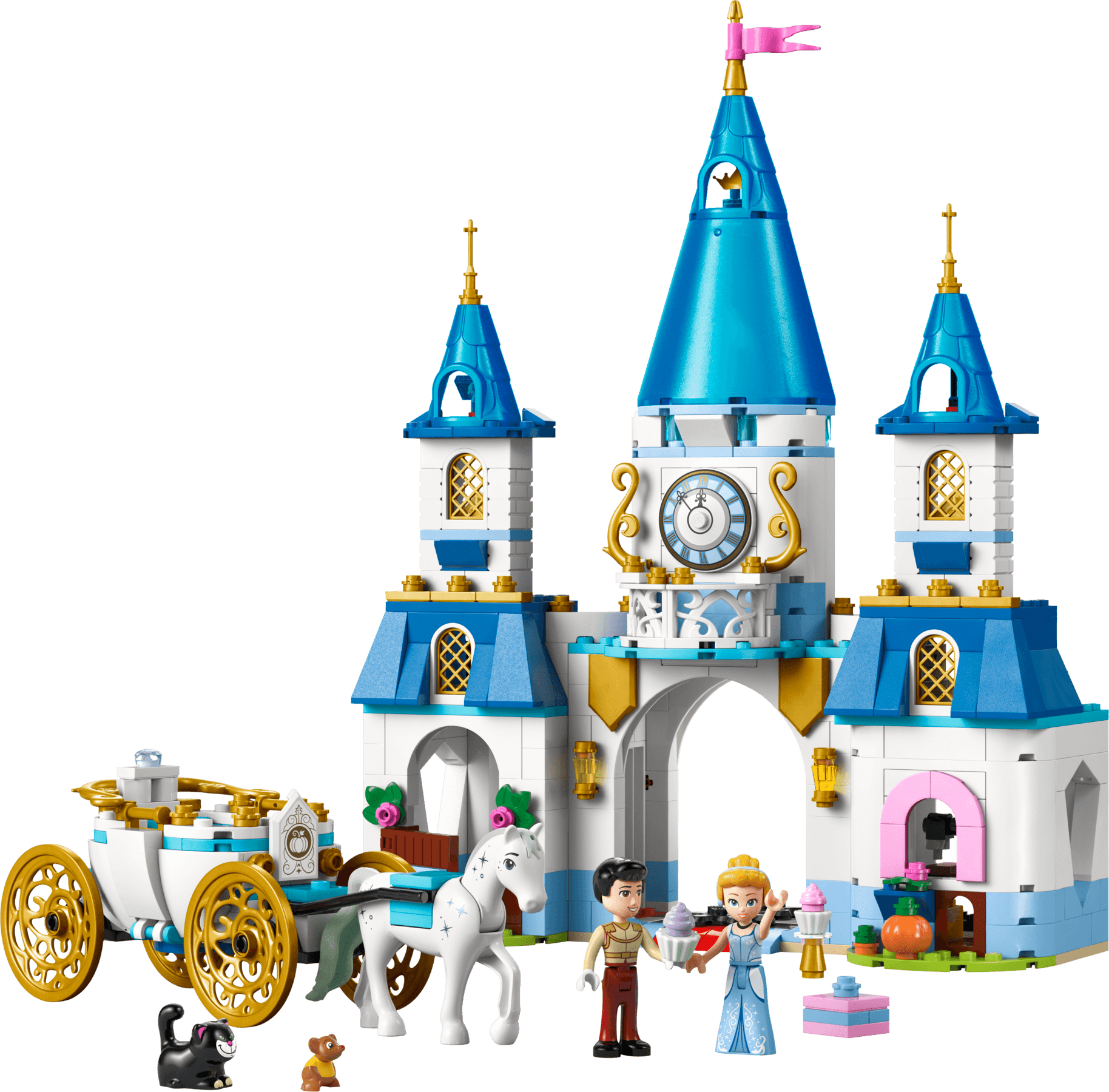 LEGO sættet Cinderella's Castle & Horse Carriage