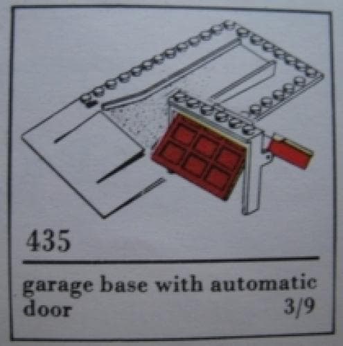 LEGO sættet Garage Plate and Door (The Building Toy)