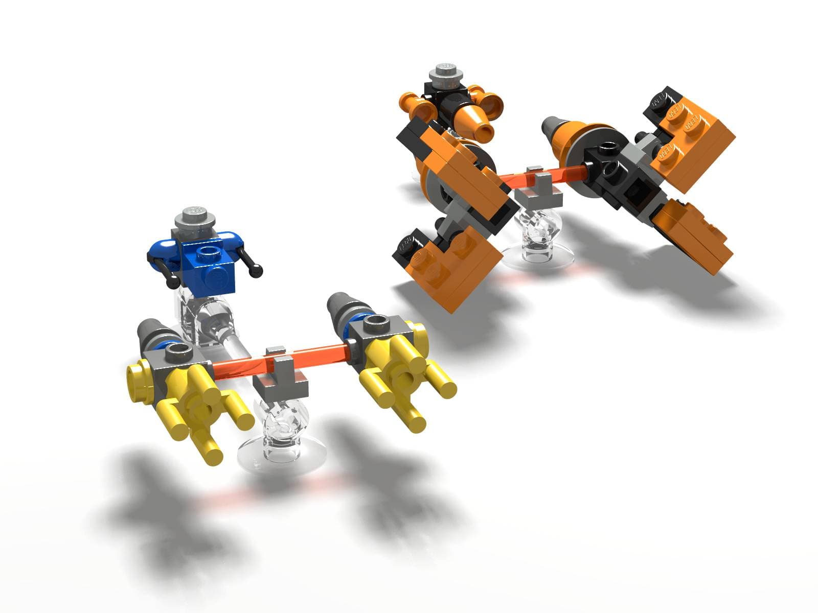 LEGO sættet Sebulba's Podracer & Anakin's Podracer