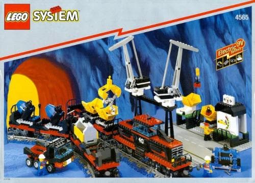 LEGO sættet Freight and Crane Railway