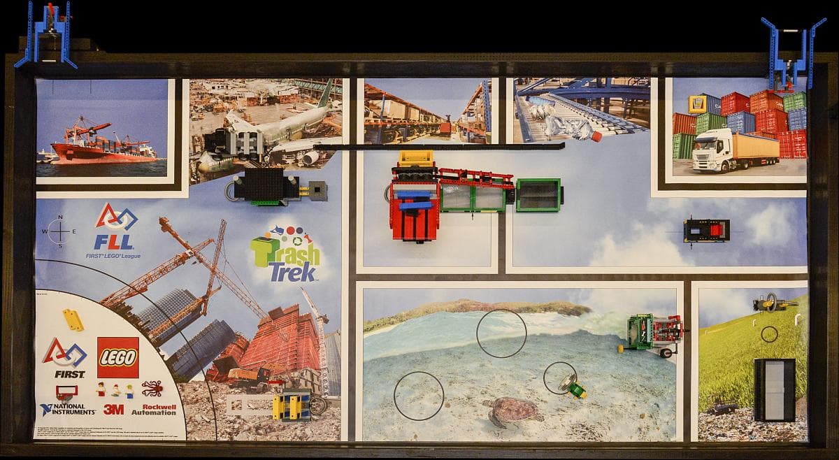 LEGO sættet TRASH TREK Challenge Kit