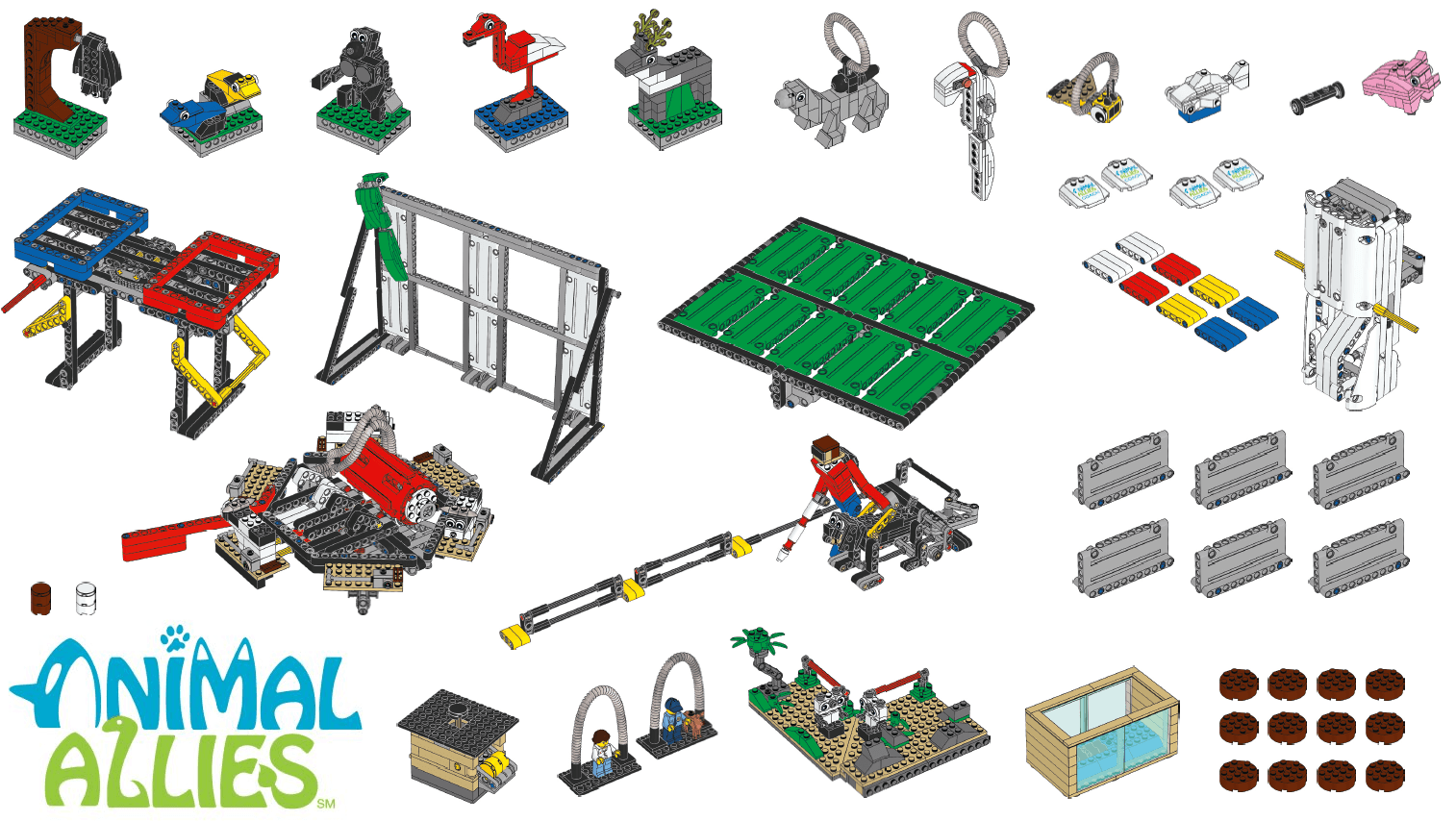 LEGO sættet ANIMAL ALLIES Challenge Kit