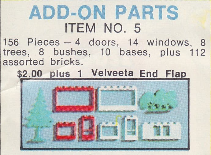 LEGO sættet Velveeta Set No. 5