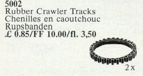 LEGO sættet Rubber Chain Tracks