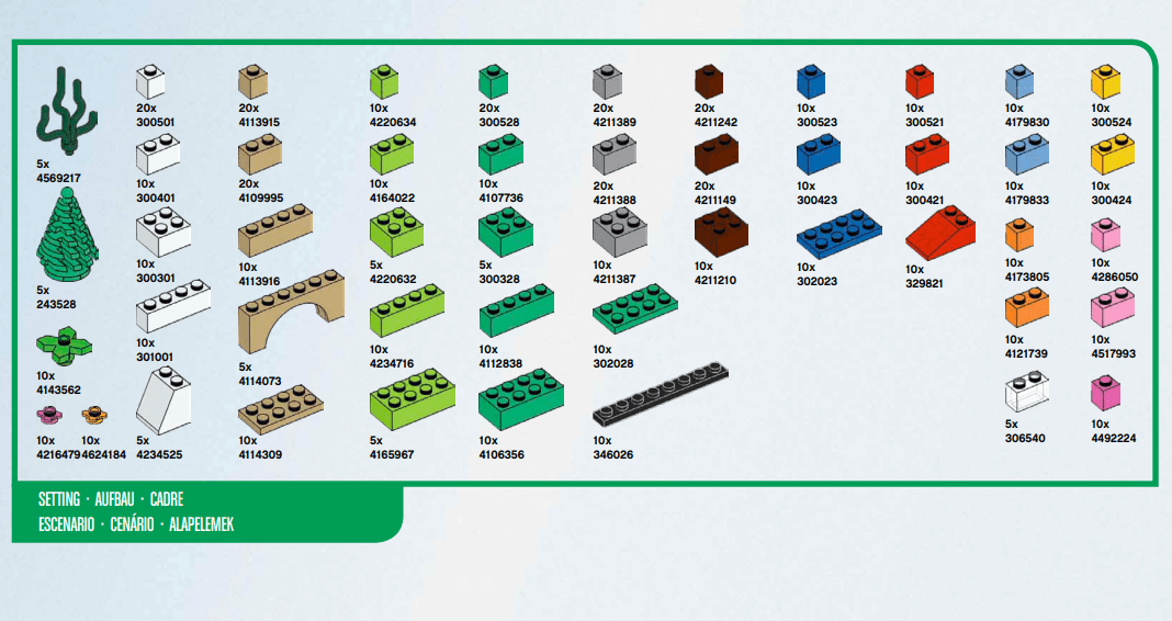 LEGO sættet StoryStarter Settings Replacement Pack