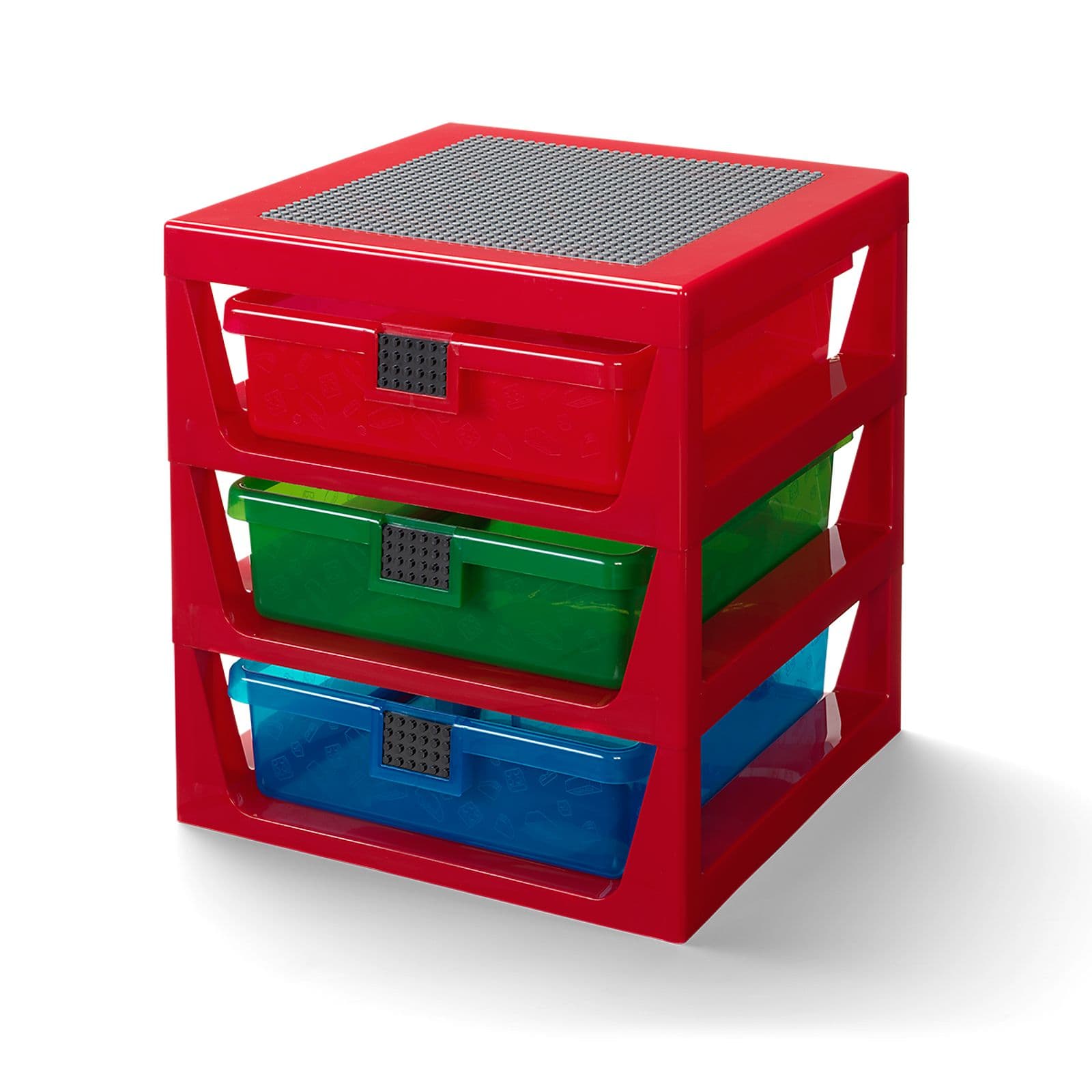 LEGO sættet 3-Drawer Storage (Red)