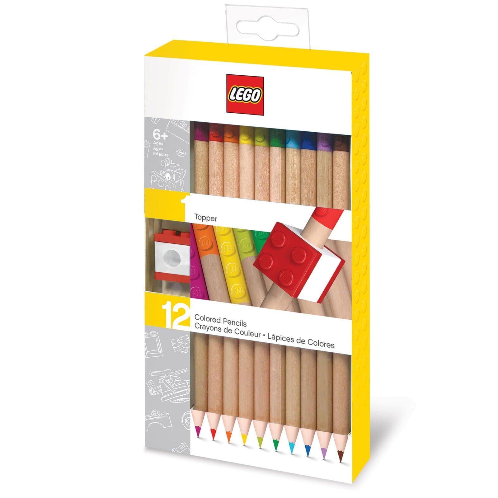 LEGO sættet 2.0 12-Pack Colored Pencils With Topper
