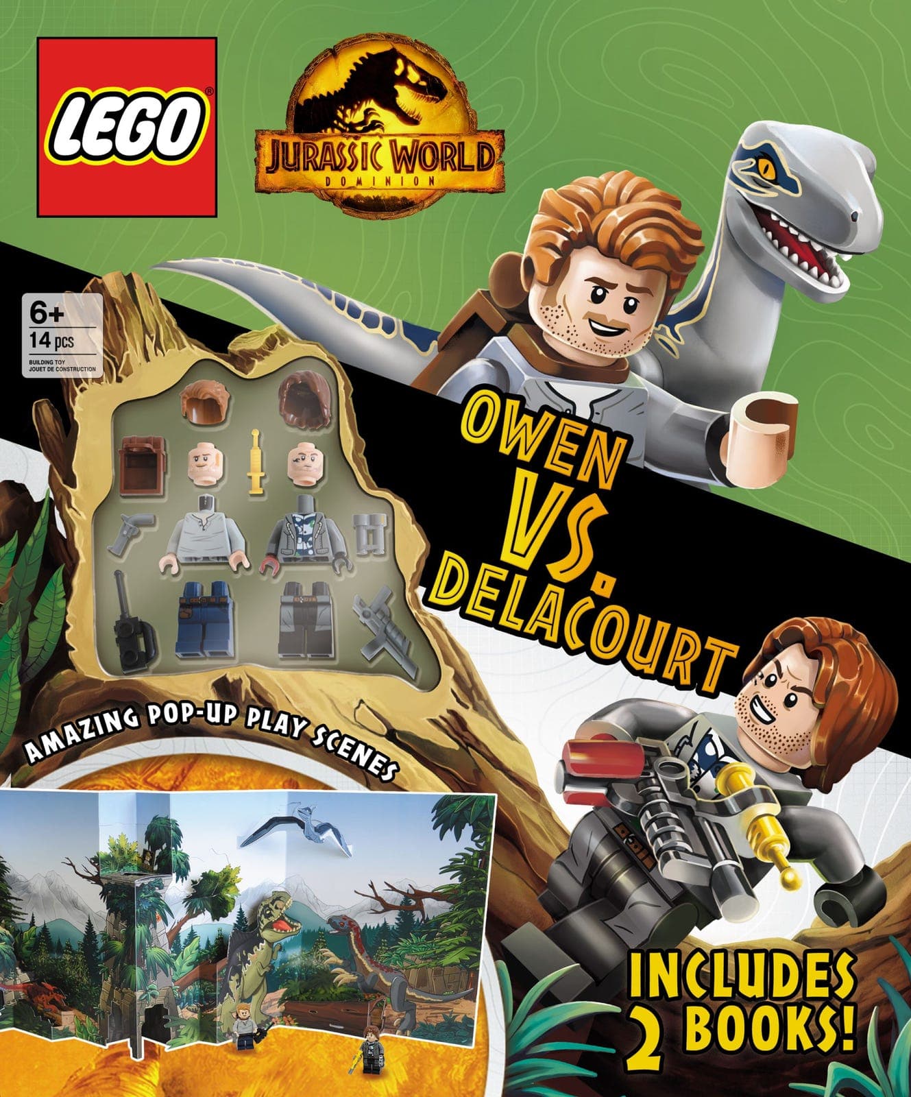 LEGO sættet Jurassic World: Activity Landscape Box