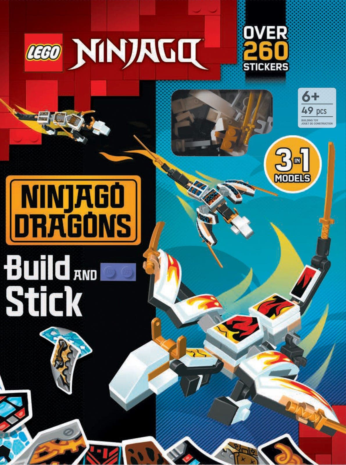LEGO sættet Ninjago: Build And Stick: NINJAGO Dragons