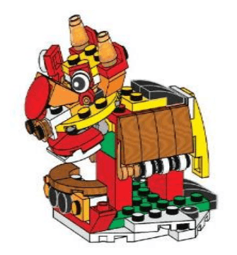 LEGO sættet 4in1 Build, Lion Dance