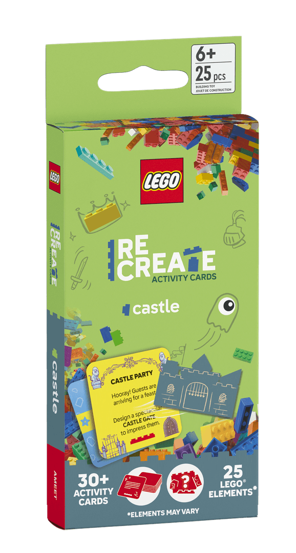 LEGO sættet ReCreate Activity Cards: Castle