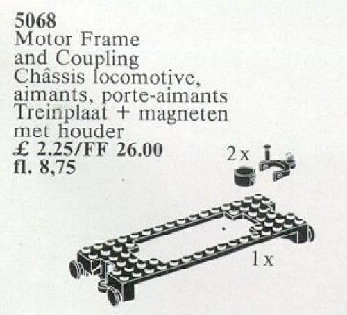 LEGO sættet Motor Frame and Coupling