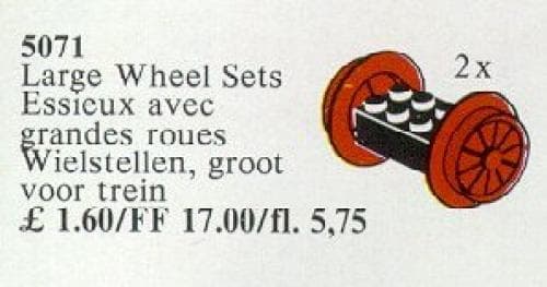 LEGO sættet Wheel Sets, Large, Red