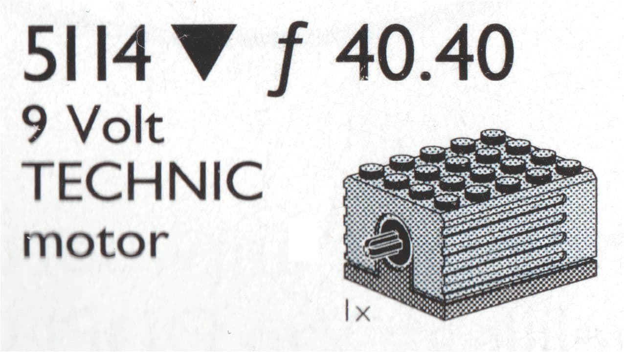 LEGO sættet Extra 9 Volt Motor