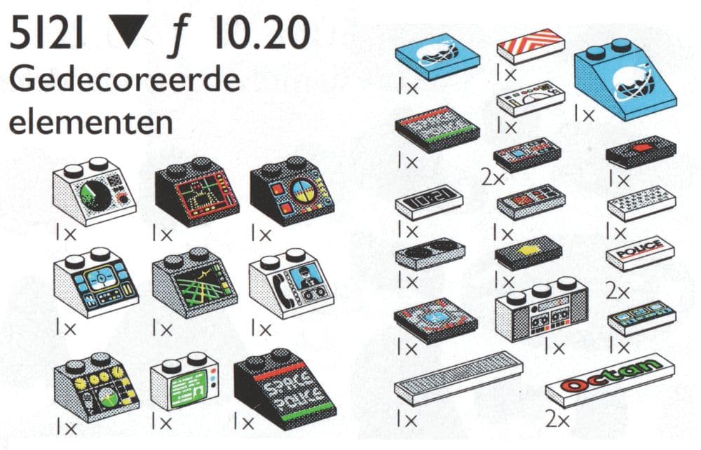 LEGO sættet Decorated Elements