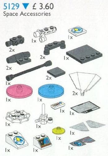 LEGO sættet Space Accessories