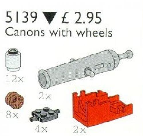 LEGO sættet Cannons with Wheels