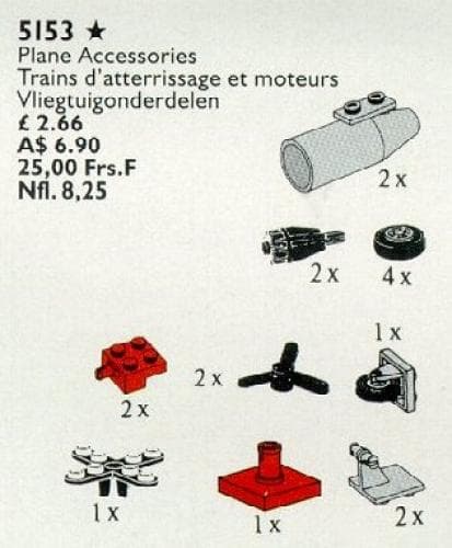 LEGO sættet Plane Accessories