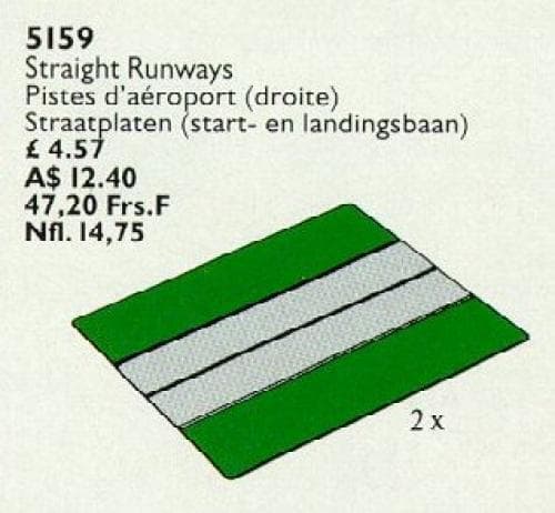 LEGO sættet Straight Runways