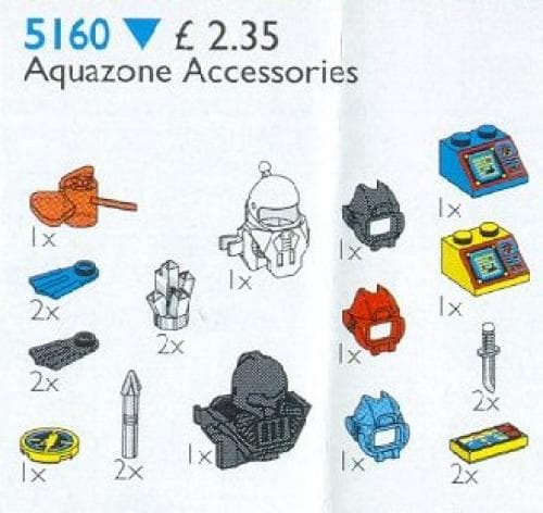 LEGO sættet Aquazone Accessories